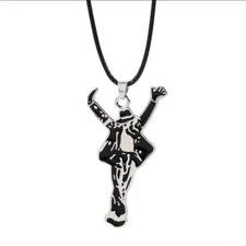 Michael Jackson Necklace Jewelry Pendant Dance Music Pop
