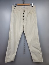 Vintage Stone Island 5 Pocket Pants Cotton Beige Ivory Mens Size 48