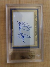 2018 Leaf History of Baseball Cut Dual Auto Nolan Ryan & Robin Roberts 4/10! 