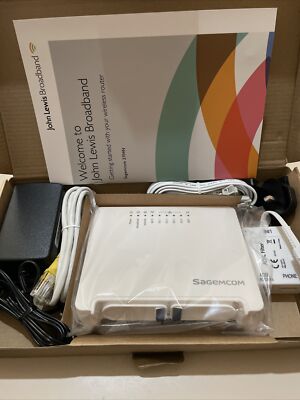 SAGEMCOM-NHJPF6 JOHN LEWIS Breitband-ADSL-Router