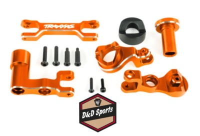 Traxxas 7843-ORNG - Aluminum Steering Bellcrank Assembly Orange