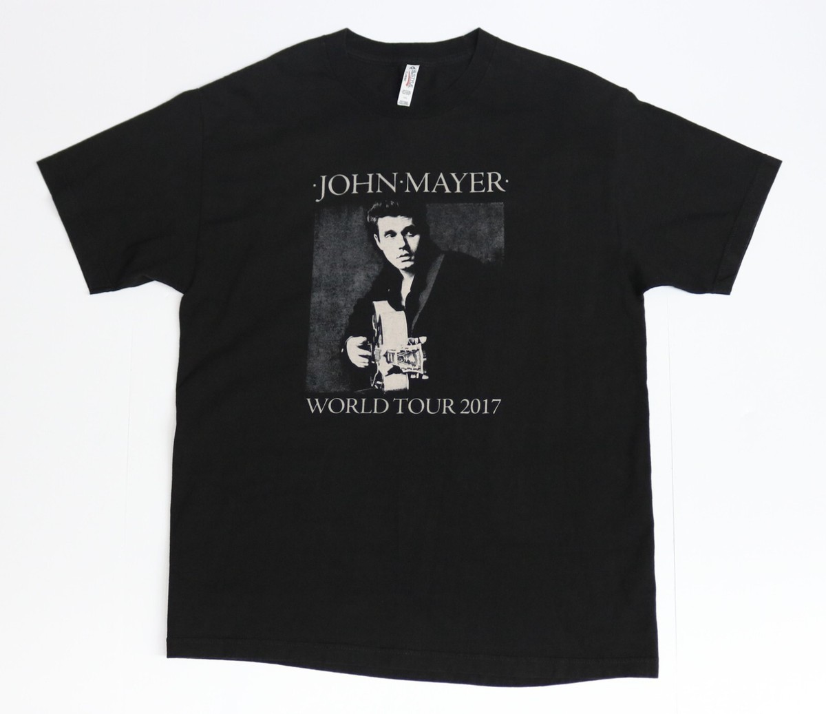 John Mayer Men's Black T-Shirt - World Tour 2017 - The Search For