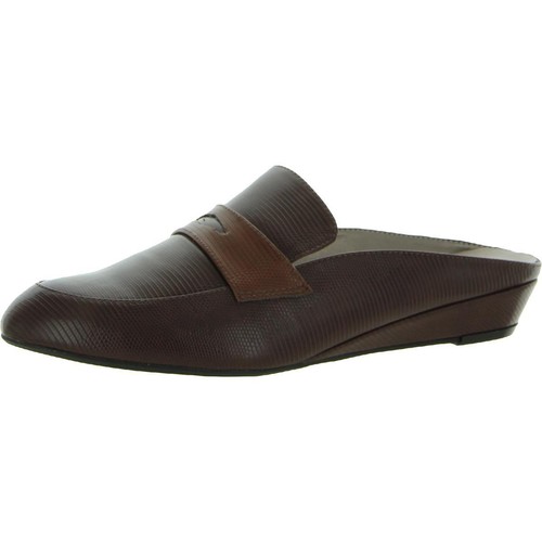 Array Womens Leilani Brown Slip On Loafer Mule Shoes 11 Narrow (AA,N) BHFO  0952 190061587265 | eBay