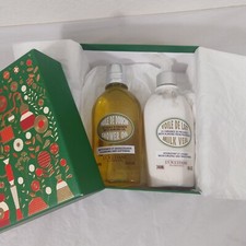 L'Occitane Almond Shower Oil Body Milk Veil Set 250ML/240ML NEW