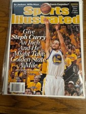 May 13, 2013 Stephen Curry Warriors First RC Sports Illustrated Newsstand