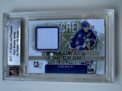 2012-13 Heroes & Propects He Shoot He Scores Jersey Ryan Murphy /20