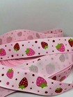 <!--F#f_0-->strawberry Grosgrain-Ribbon 25mm/1