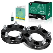 2x 5x5" to 5x5" Wheel Spacer 1" 1/2"x20 Studs 87.1mm for Chevrolet Ford Jeep GMC