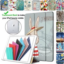 iPad 10.2" 8th 7th Gen 10.9 Pro 9.7 12.9 10.5 Case PU Leather Back Cover Buny