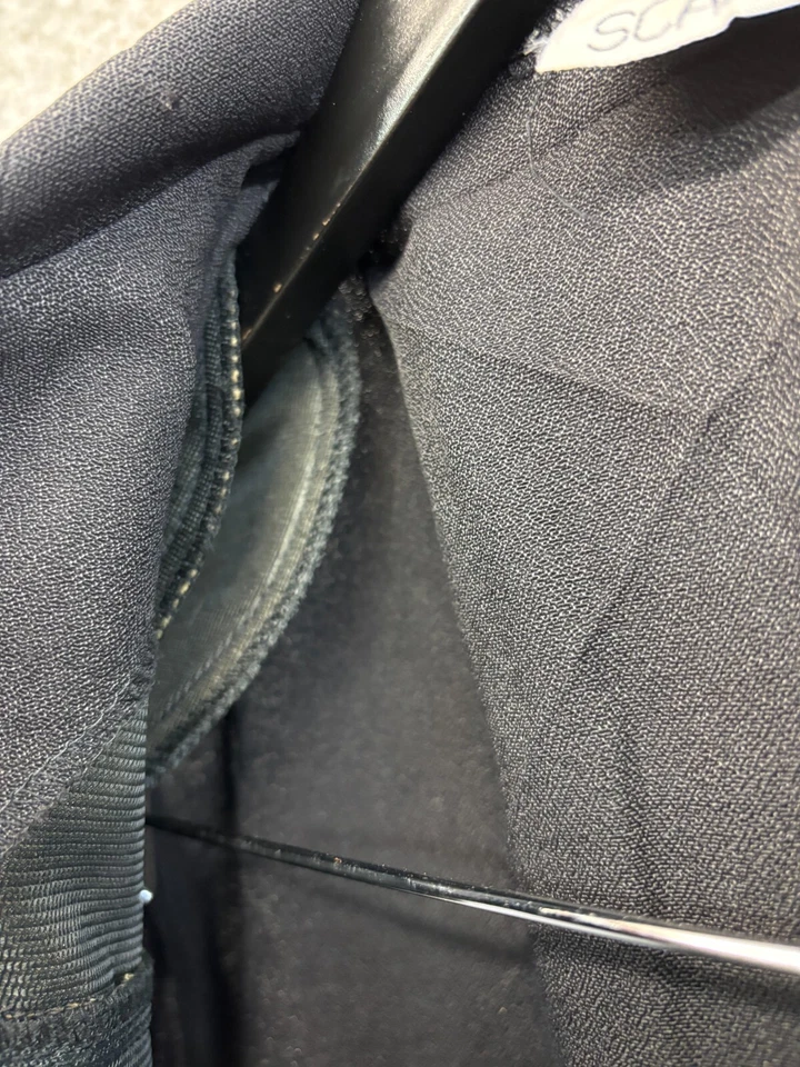 Vintage Scarlett Cropped Blazer Button Down Green/Black/White Collared Jacket - Image 4 of 4