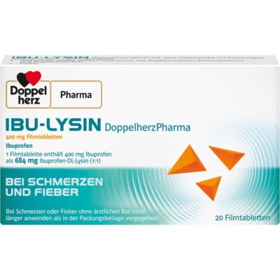 IBU-LYSIN DoppelherzPharma 400 mg Filmtabletten 20 St PZN16226597