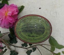 ANCIENNE BOITE  EN TOLE FER  PUBLICITAIRE PASTILLES VICHY