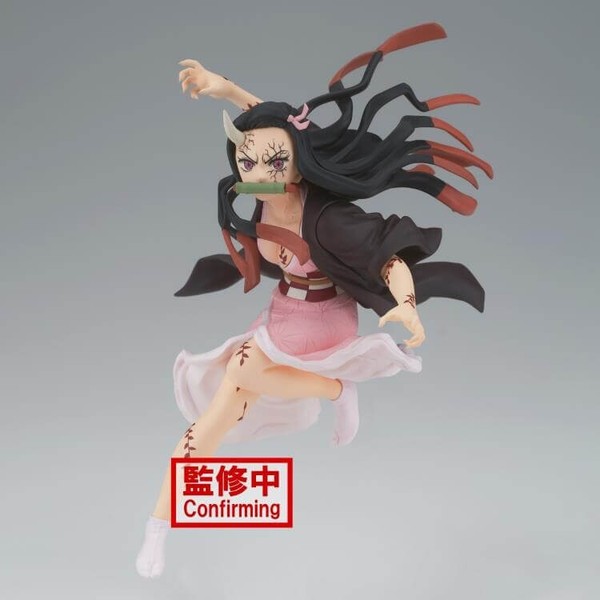 Demon Slayer Vibration Stars Nezuko Kamado Demon Ver Figur Banpresto Jp-image