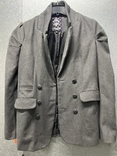 Dollhouse Outerwear Women’s Gray Pea Coat Blazer L