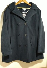 Avenue Women's Navy Midnight Winter/autumn Double Button Jacket Coat Size: 22/24