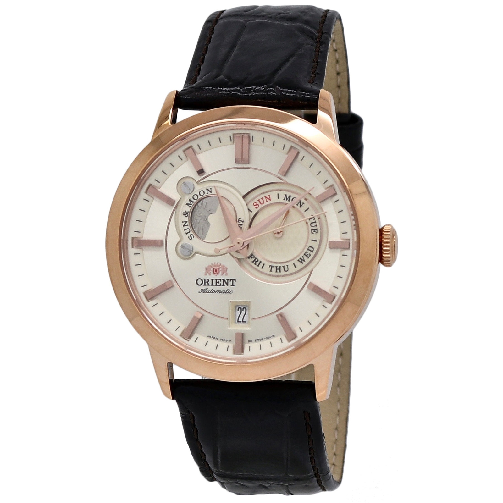 Orient Sun and Moon FET0P001W0 Cream Dial Men's Watch
