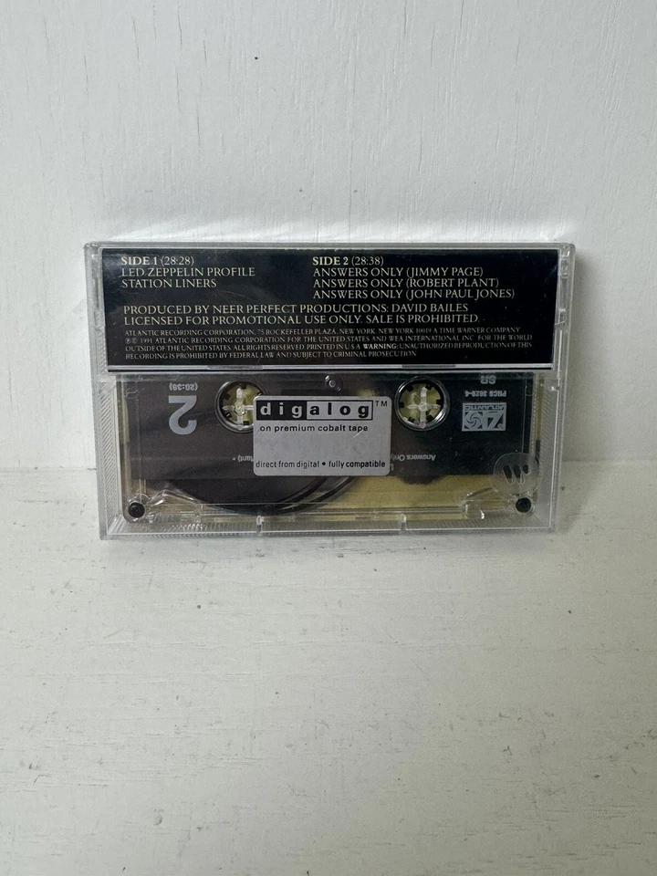 Led Zeppelin: Profiled Cassette Tape- Sealed - Image 2 of 2