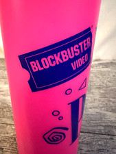 Blockbuster Video Vintage 1980s 1990s Beach Party 9” Water Bottle Very Rare