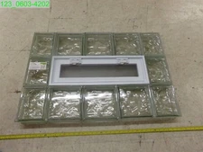 34.75"x 23.25" x 3.125" CLEARLY SECURE Frameless Glass Block Window