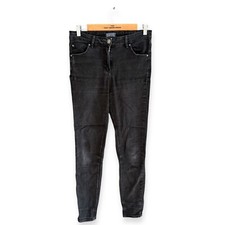 Ladies Black Skinny Jeans Stretch Denim Size 10