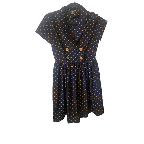 Polka Dot Back2School Retro Midi Dress 