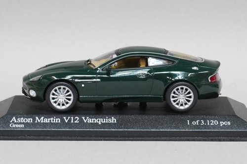 1:43 MINICHAMPS 400137222 Aston Martin V12 Vanquish Green model car - Picture 3 of 5