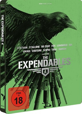 The Expendables - Teil: 4 [4K UHD Blu-ray & Blu-ray  Steelbook/FSK 18/Neu/OVP]