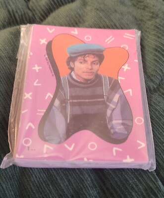 1984 Topps Michael Jackson Series Sticker Card Set of 33.