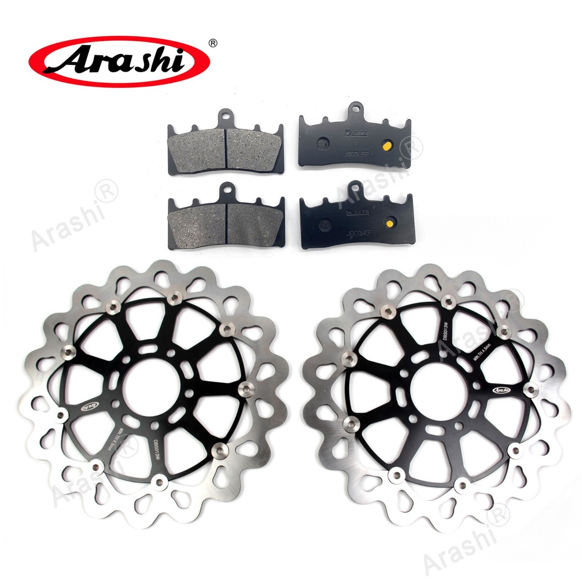 Front Brake Rotor + Brake Pads Fit Suzuki GSXR750 1996-1999