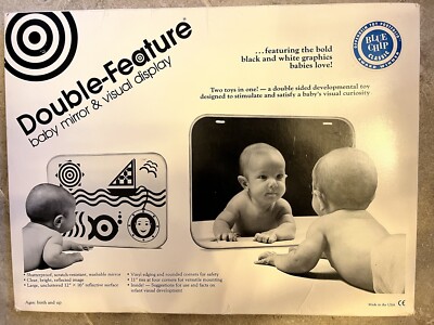 Wimmer Ferguson Double Feature Baby Mirror Vintage Black White