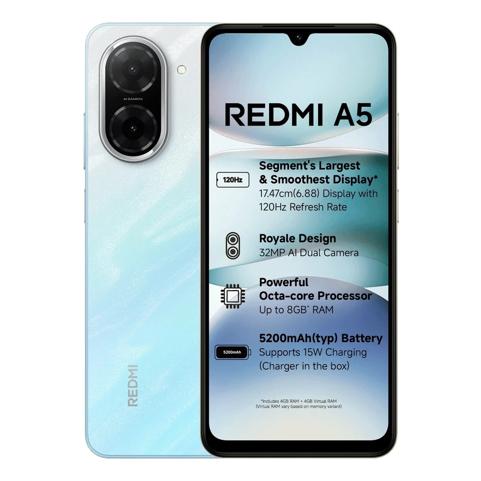 Xiaomi Redmi A5 64GB 3GB RAM Unlocked International Ver(New)Free 2 Day Shipping - Image 3 of 4