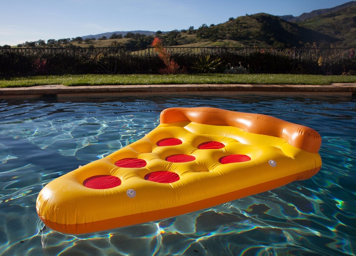 Inflatable Mat Intex Pizza Slice Pool Float Pool Floaties Giant