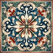 20x Vintage Italian Peel and Stick Tiles Sticker Bathroom Kitchen Self Adhesive