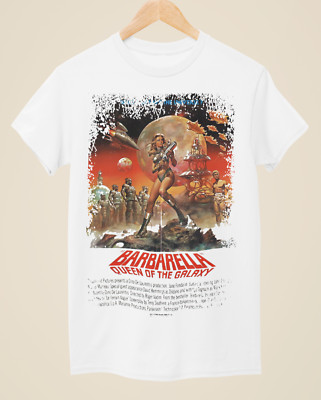 T-Shirt Barbarella - Film Poster inspiriert Unisex weiß