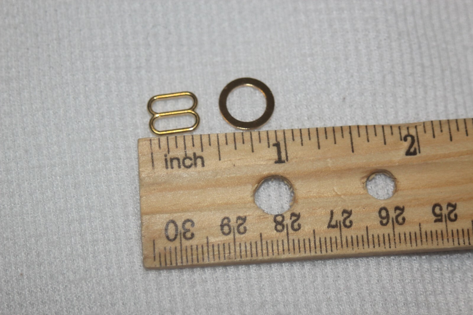 18 pair metal sliders o rings bra adjustable black navy red silver gold 1/4"