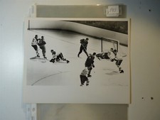 1963 JOHNNY BOWER BOBBY BAUN NEVIN VS HICKE BACKSTROM ORIGINAL PHOTO DAVID BIER