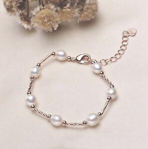 Bracelet de cheville avec perles I Bracelet de cheville avec perles d/'eau douce véritables I Bracelet de cheville pour femmes