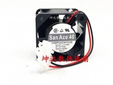 1 PCS SANYO Fan 109P0424H338 DC 24V 0.093A 40 40 28mm 2 wire cooling fan