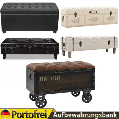 Aufbewahrungsbank Truhenbank Sitzbank Sitztruhe Truhe Hölzern Bank 80