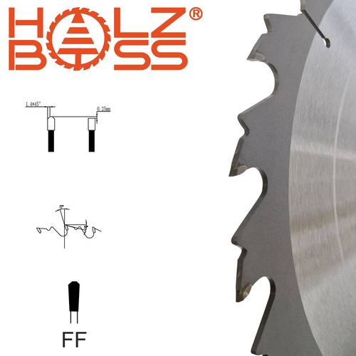 Holzboss HM-Sägeblatt 450 x 30 mm FF-S Nagelfest mit Spanabweiser Kreissägeblatt - Bild 4 von 7