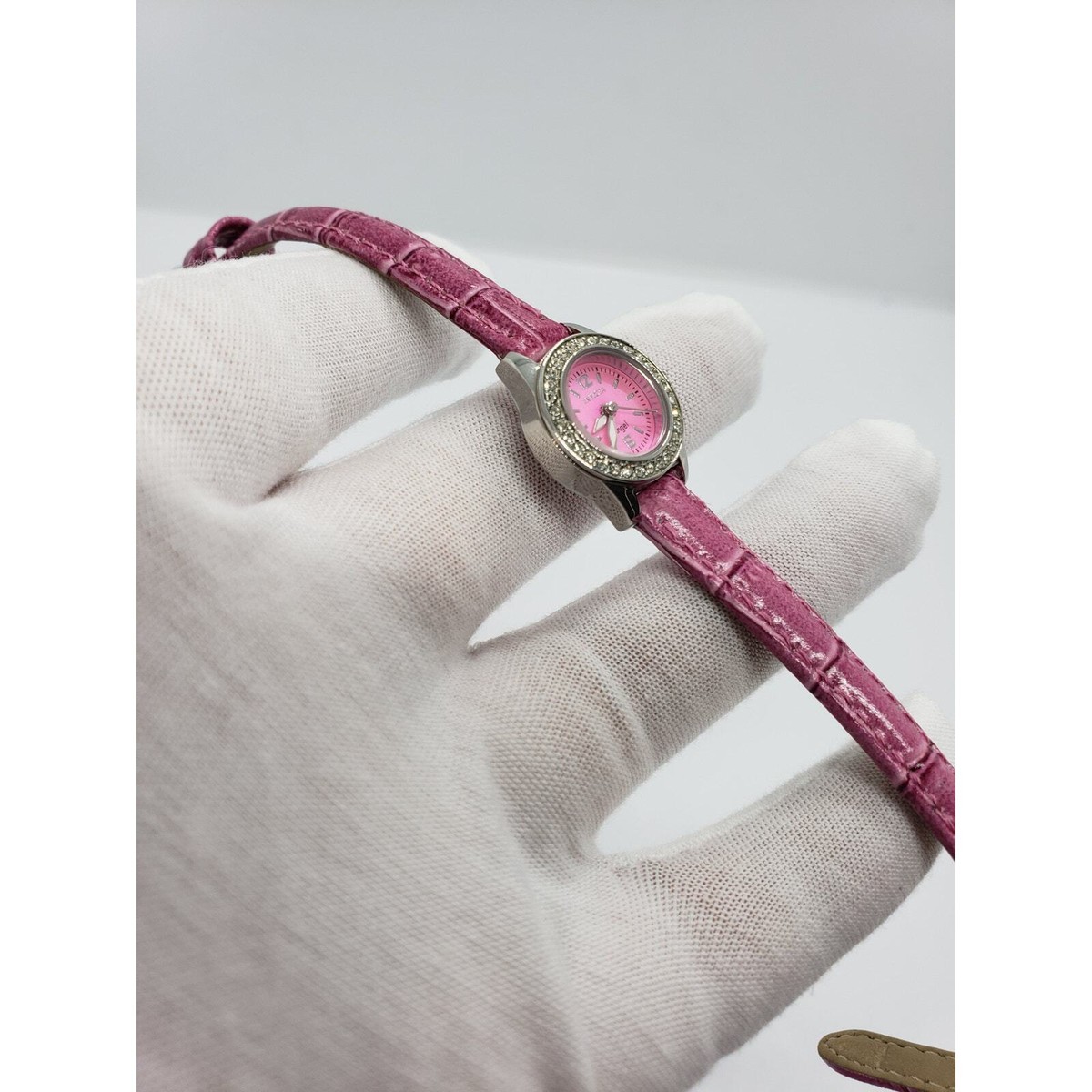 INVICTA Angel Pink Dial Pink Synthetic Leather Ladies Watch  display picture 3