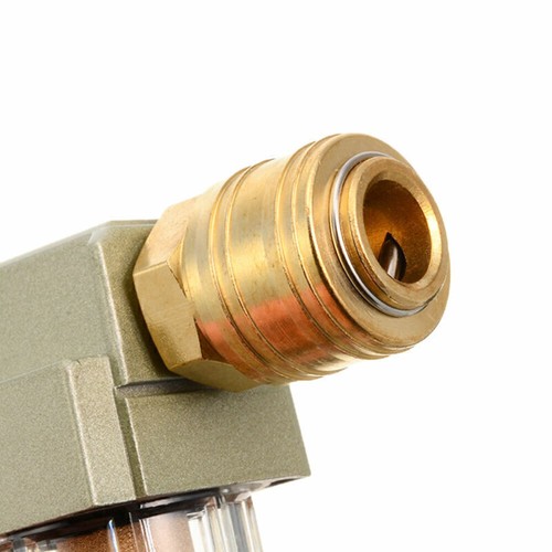 Wasserabscheider Druckluftfilter Ölabscheider INKLUSIVE 1/4" Schnellkupplung-Kit - Bild 7 von 12