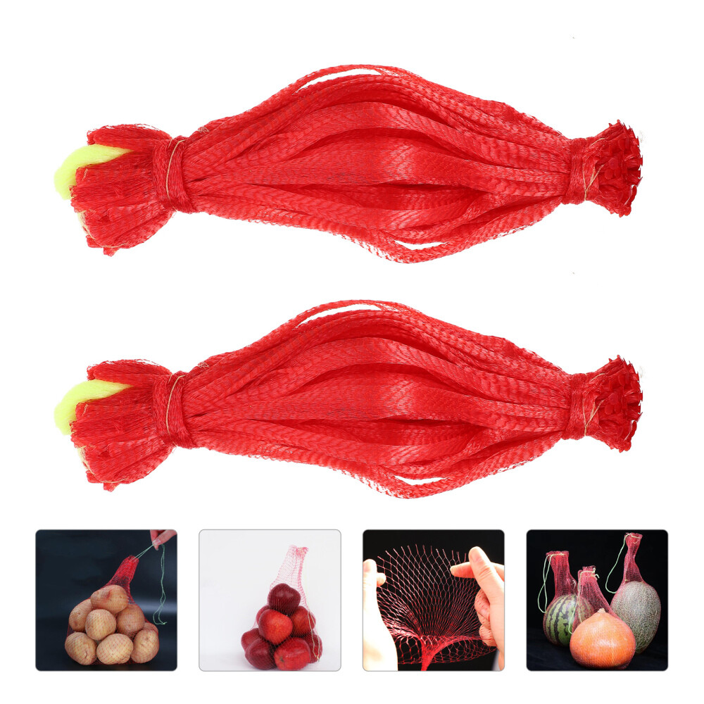 200 Reusable Nylon Mesh Produce Bags for Fruits and Vegetables eBay