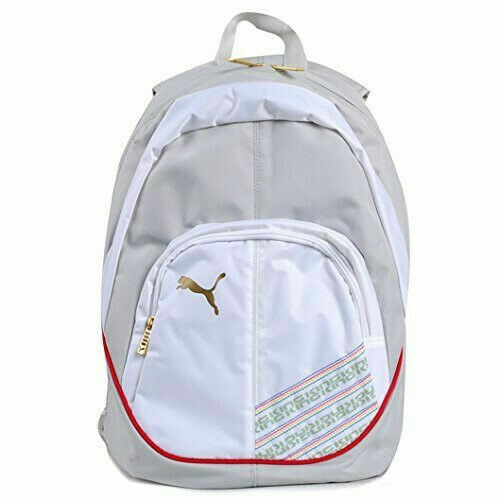 Puma King Unity Backpack 06794101 Schoolbag bag White Gray - Picture 1 of 4