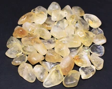 Citrine Tumbled Stones: 1/4 lb Bulk Lot (Crystal Healing) 4 oz