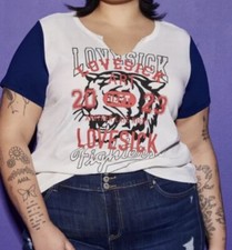 TORRID TEE SHIRT LOVE SICK T SHIRT TOP SHORT SLEEVE 6 6X 6XL 30 NEW
