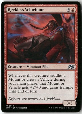 Reckless Velocitaur 144 Aetherdrift NM