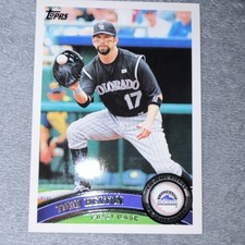 Topps 2011 Base Set #220 Todd Helton Colorado Rockies MLB Baseball Card