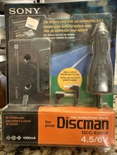 VTG NEW Sony CD Walkman Car Connecting Kit Cord Cassette Adapter Pack DCC-E26CP