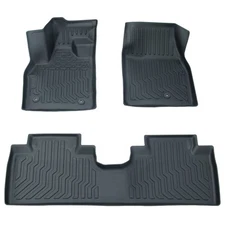 Car Floor Mats Liners for 2021-2024 Ford Mustang Mach-E TPE Rubber All Weather